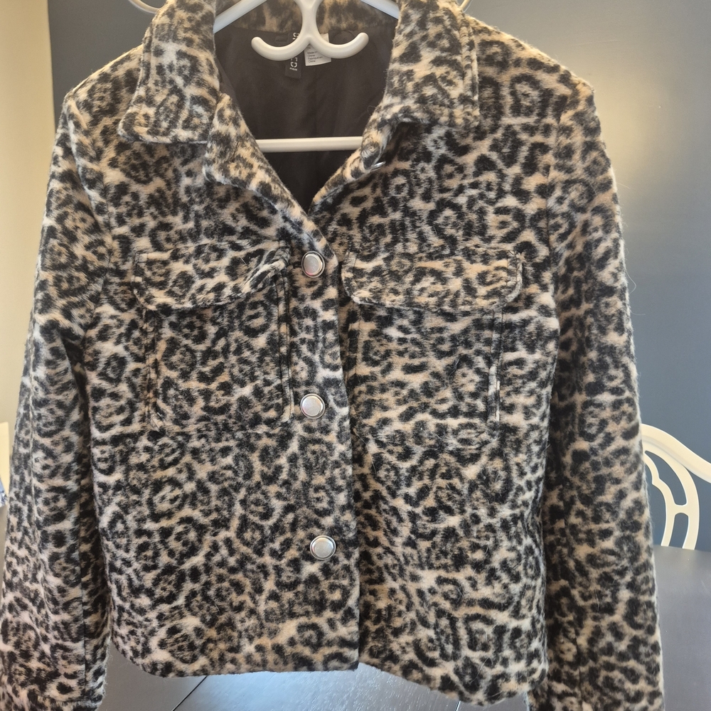 H&M Black and White Patterned Jacket